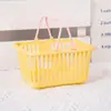 Cesta de Almacenamiento Color Arcoíris Estilo Ins Portátil Azul Escritorio Corazón de Niña Caja de Almacenamiento Linda Dormitorio Artículos Varios Caja Organizadora