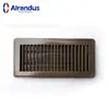 Grelha de Ventilação de Piso Zhengcheng com Várias Cores e Estilos Disponíveis, Equipamento de Exaustão com Ventilador