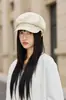 Boina para Mujer 2025 Nueva Moda Coreana Versátil Circunferencia de Cabeza Grande Sombrero Octagonal Adelgazante Facial Sombrero de Boina de Pintor Primavera y Otoño