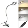 Luz de Anillo LED Soporte Luz de Relleno Clip USB Lámpara de Escritorio Protección Ocular Lámpara para Estudiantes Regulable Súper Brillante Nacional Aa