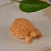 Tuya Rojo Completo Cicada Dibujo Animado Tortuga Asas Lindas Tallado en Madera Hecho a Mano Adornos de Animales de Madera Manualidades de Tallado