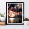 Comércio Exterior Transfronteiriço DIY Pintura de Diamante 5D Diamante Inteiro Paisagem Flor Mosaico Bordado Pintura Decorativa Fabricantes Atacado