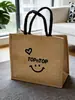Bolsa Tote de Linho da Fábrica Original Bolsa de Trabalho Feminina Material de Algodão e Linho Grande Capacidade Bolsa de Mão