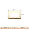 Hebilla Japonesa de Tres Velocidades Transfronteriza Hebilla Cuadrada de Aleación de Zinc 2.5cm Hebilla Ajustable Cinturón de Gama Alta Ropa Equipaje