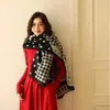 Bufanda de Lana Suave y Amigable con la Piel para Mujer, Nueva para Otoño/Invierno, Engrosada, a Cuadros, con Borlas, Atractiva, Versátil, Calentador de Cuello, para Viajes Diarios, Cálida