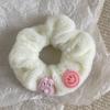 Ligas de Lana para Otoño e Invierno, Dulces Cuerdas para el Cabello, Pequeños Regalos, Ligas de Felpa, Accesorios para Cabello Grueso, Lazos de Encaje, Ligas de Goma para Mujer