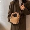 Bolso de Mano Vintage de Otoño e Invierno para Mujer Bolso de Hombro de Felpa con Textura Nuevo para Mujer 2023 Bolso Cuadrado Pequeño Cruzado de Moda