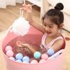 Cubo de Baño Portátil para el Hogar, Cubeta de Plástico para Baño Infantil, Cubeta de Baño para Baño y WC de Gran Capacidad, Tina Elevada