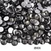 1440 Peças de Strass de Vidro com Fundo Plano, Strass Grande em Formato de Leque, Strass Galvanizado para Nail Art, Acessórios DIY para Capa de Celular Atacado