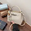 Bolso Retro Pequeño Transfronterizo para Mujer 2026 Nueva Moda Bolso Cruzado Versátil Bolso de Mano Súper Popular Bolso Cubo