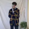 Moda Coreana Otoño e Invierno 2025 Chaqueta de Estilo Perezoso de Moda Suéter Holgado Versátil Nuevo Cardigan de Moda para Hombre Suéter de Punto