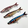 Xiankaxue Señuelo Peces Multi-Sección 13.5cm 19g Pesca en Mar Lanzamiento Largo Hundimiento Minnow Lubina Señuelo Falso Señuelo de Pesca Duro