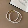 Pendientes Geométricos de Perlas Retro Franceses, Estilo de Moda Exagerado, Lujo de Nicho, Pendientes de Gama Alta al por Mayor para Mujer