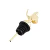 Vertedor de Vino de Acero Inoxidable, Boquilla Vertedora, Tapón de Vino con Apertura y Cierre Automático Flip-Top, Tapón para Botella de Vidrio de Barman, Varios Colores
