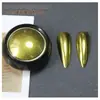 Pó Cromado Espelhado para Unhas Pó Dourado Titânio Pó de Titânio Dourado para Unhas Pó Aurora Super Brilhante Laser Conjunto de 24 Cores
