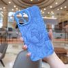 Capa de Celular iPhone 15 com Flor Azul Ins Transfronteiriça para Apple 14promax Capa de Celular Totalmente Coberta Filin Capa Dura