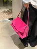 Bolsa Tote Chelsea com Aba Novo Modelo 2026, Grande Capacidade, Bolsa de Ombro Feminina em Couro Genuíno, Atacado Transfronteiriço