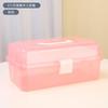 Caja de almacenamiento para el hogar, dormitorio, caja de herramientas, caja de almacenamiento de escritorio de plástico con múltiples rejillas, joyero, almacenamiento de cosméticos y papelería