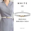 Cinturón para Abrigo de Mujer 2024 Nuevo Cinturón Delgado Hebilla Elástica Sello de Cintura Estilo Coreano de Alta Calidad Artefacto Decorativo para Ceñir la Cintura