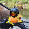 Lindo Pato Amarillo Submarino Adornos de Pato para Coche Motocicleta Autopropulsada Motocicleta Eléctrica Adornos de Coche a Batería Accesorios