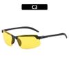 Gafas de media montura de moda 2024, gafas deportivas sencillas para montar a caballo para hombres y mujeres, gafas de pesca modernas con protección UV.