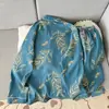 Pijama de Algodón Nube para Hombre, Primavera y Otoño, Manga Larga, Pantalón Largo, Cárdigan, Estilo Coreano Estampado, Ropa Exterior Juvenil, Conjunto para el Hogar