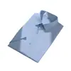 Camisa de Manga Corta para Hombre de Fibra de Bambú, Sin Planchar, Anti-Arrugas, Delgada de Verano, Elástica, Ropa de Trabajo Profesional, Camisa de Negocios para Hombre