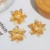 Venda Direta da Fábrica Muma Acessórios para Joias DIY 17*16mm Flor de Três Camadas Coroa de Noiva Fênix Pente de Cabelo Hanfu Material
