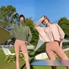 Estilo Novo 2025 Roupas de Proteção Solar de Borracha Preta para Mulheres, Xale Respirável de Seda Gelada de Verão, Manto Estilo Capelete para Proteção Solar ao Ar Livre