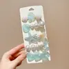 Grampo bico de pato infantil estiloso e doce, presilha de cabelo de bebê fresca e fofa, novo estilo de feriado 2026, grampo de cabelo versátil para meninas