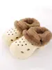 Zapatos de agujero con forro de algodón otoño e invierno cálido más pelusa cubierta para zapatos de invierno cálida cubierta de algodón desmontable al por mayor