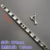 Tira de Escalera de Acero Inoxidable Engrosada Tira de Tarjeta de Aleación de Aluminio para Refrigerador Tira de Estante Soporte de Soporte Tira de Fijación Rejilla de Plástico para Congelador