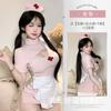 Sansheng Yin Ropa Interior Sexy Enfermera Dulce Sexy Uniforme con Abertura que Expone la Cadera Traje sin Cadera 2126
