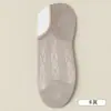 Calcetines de barco invisibles de malla transpirable para mujer, ultrafinos, antiolor, de corte bajo, para verano, que no se deslizan, calcetines cortos de moda