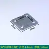 Placa de Fijación para Pata de Silla de Hierro en Ángulo Recto Soporte Angular Sujetador de Ángulo Recto Placa Conectora de Soporte de Hierro Triangular Ferretería de Refuerzo