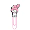 Hello Kitty Sanrio PVC Dibujos Animados Coloridos Clips de Papel Grandes Suministros de Oficina Separadores de Páginas Marcadores Pines Creativos