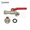 Salida de Fábrica 1/2 4 FM Cuerpo Cuerpo Ligero de Comercio Exterior Aleación de Zinc Electrochapado Grifo de Boquilla de Agua con Boquilla de Agua de Plástico