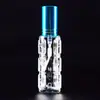Botella de Perfume de Cristal Transparente 10ml Decantador de Perfume de Vidrio Mini Portátil Botella de Vidrio para Perfume Engrosada Venta al por Mayor