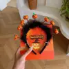 Diadema de Halloween calabaza fantasma mariposa lazo felpa tocado festivo fiesta diadema accesorio para el cabello