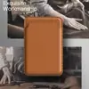 Soporte Magnético para Tarjetas Magsafe Funda de Cuero para Tarjetas para Teléfono Apple Pegatina Trasera Soporte para Tarjetas Clip para Tarjetas Fabricante de Origen Soporta Personalización