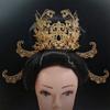 Joyas Yingyi DIY Figura de Hada Dinastía Ming Corona para el Cabello Estilo Antiguo Accesorios para el Cabello Materiales y Accesorios para Pasadores Retención de Color Galvanizado