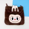 Bolsa de felpa estilo japonés linda para monedas con cordón bolsa portátil para guardar toallas sanitarias accesorio JK bolso cruzado pequeño simple