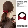 Goma para el pelo simple de satén estilo coreano para mujer, sujetador antideslizante para coleta alta, cuerda de pelo colorida, accesorio para el pelo elástico