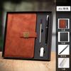 Cuaderno de Negocios Personalizado con Logo Imprimible, Actas de Reuniones de Oficina Corporativa, Libreta con Hebilla, Personalización de Cuaderno A5