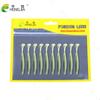 HENGJIA HENGJIA Equipo de Pesca Señuelo Blando Luya Cola de T Doble Color Cola Rizada 5cm7cm9cm Gusano Blando Señuelo Luya