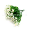 Eucalipto Artificial de la Mañana Gloria de la Mañana Gloria Ramo de Flores Artificiales de 7 Puntas Decoración para el Hogar y Exteriores Venta al por Mayor