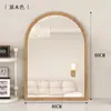 Espejo de Maquillaje Estilo Medieval Personalizado, Espejo de Pared, Espejo para Tocador de Dormitorio Principal, Espejo Decorativo Cuadrado de Escritorio, Entrada de Sala de Estar