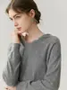 Suéter con Capucha Casual Reductor de Edad 100% Cachemira Pura para Mujer Holgado con Capucha Sudadera de Punto Pulóver Capa Base Venta al por Mayor