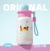 Taza Aislada Estilo Ins de Acero Inoxidable 316 Estudiante Alta Apariencia Femenina Taza con Popote Portátil Gran Capacidad Taza de Agua de Dibujos Animados Regalo