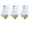 Interruptor de barco en miniatura interruptor de juguete secador de pelo 3 pies 2 velocidades 15*10 interruptor de barco blanco